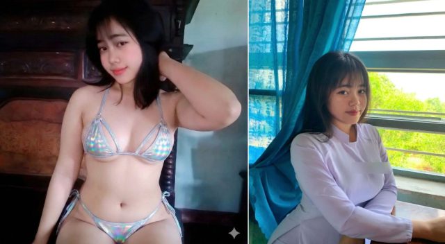 Nữ sinh lồn múp khoe body cho bạn xem